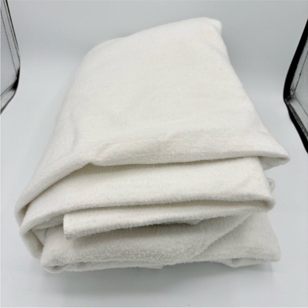 VINTAGE 1985 Chatham Manufacturing Company TWIN SIZE Blanket Fitted Sheet wool